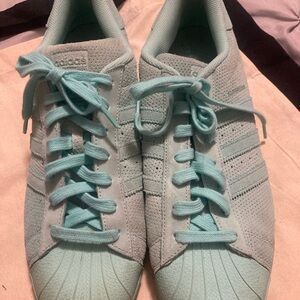 Adidas Mens Mint Green Sneakers